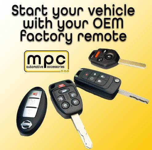 Start your vehicle with your OEM Factory remote

mpc automotive accessories

R E 18 U 8 g