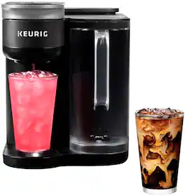 Keurig - Refurbished Excellent - K-Brew + Chill Iced or Hot K-Cup Coffee Maker with MultiStream and QuickChill Technology - Black