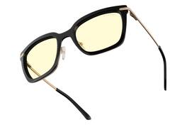 GUNNAR - Womens Computer Glasses - Kaia, Amber Lens - Blue Light Blocking, Releive Dry Eye, Anti Glare - Onyx