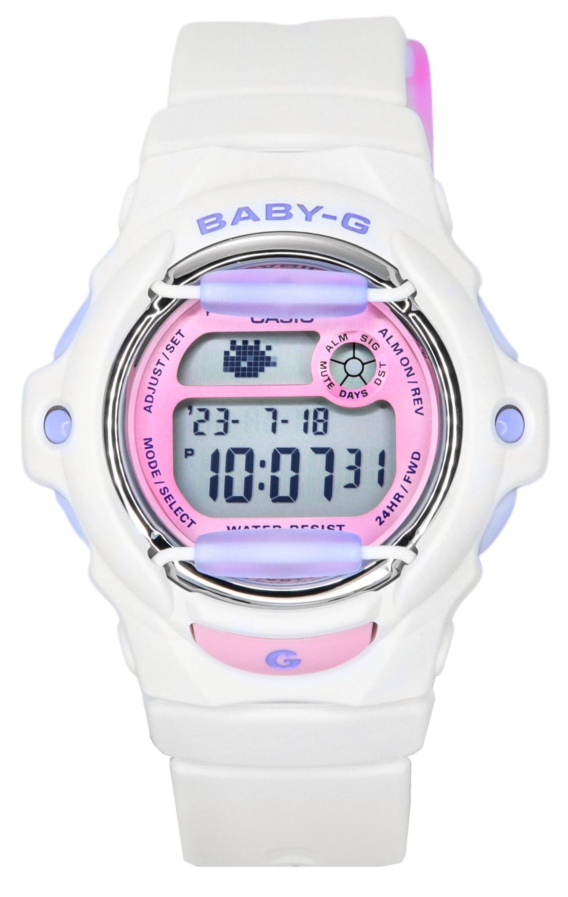 Casio Baby G Basic Digital White Resin Strap Quartz BG 169PB 7