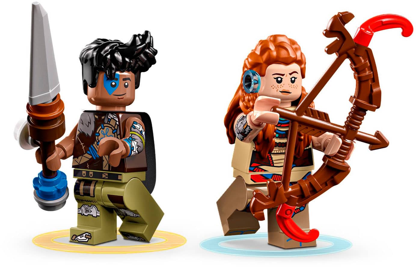 Alt View 12. LEGO - Horizon Adventures Aloy & Varl vs. Shell-Walker & Sawtooth Toy 77037.