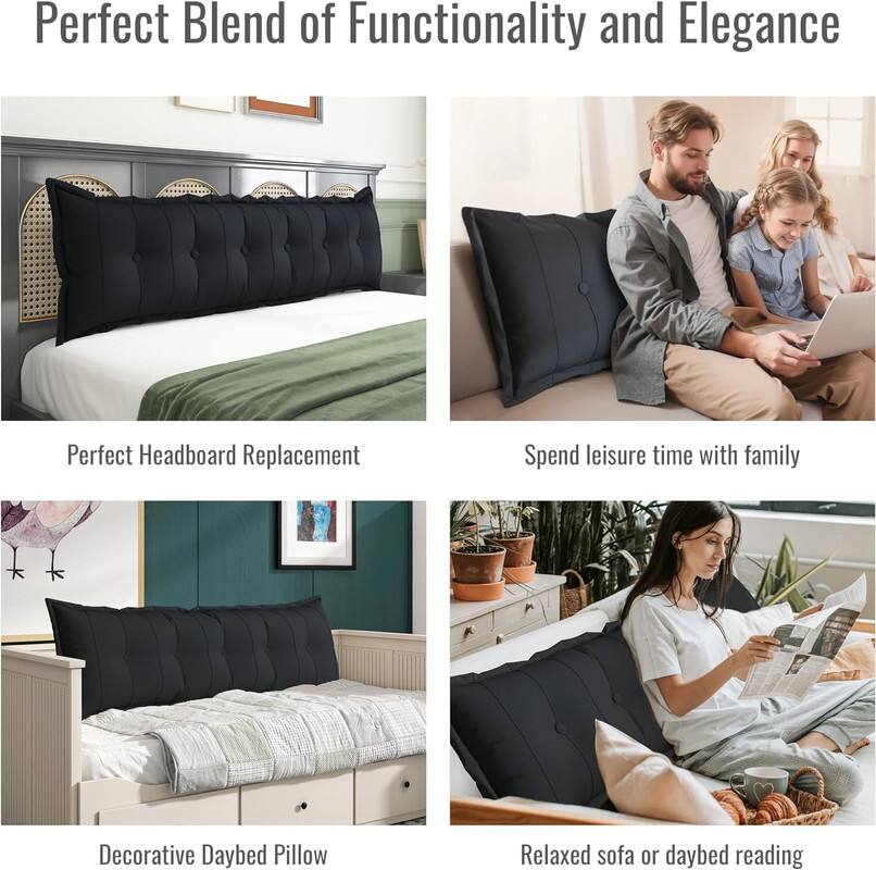 Perfect Blend of Functionality and Elegance

- Perfect Headboard Replacement
- Spend leisure time with family
- Decorative Daybed Pillow
- Relaxed sofa or daybed reading