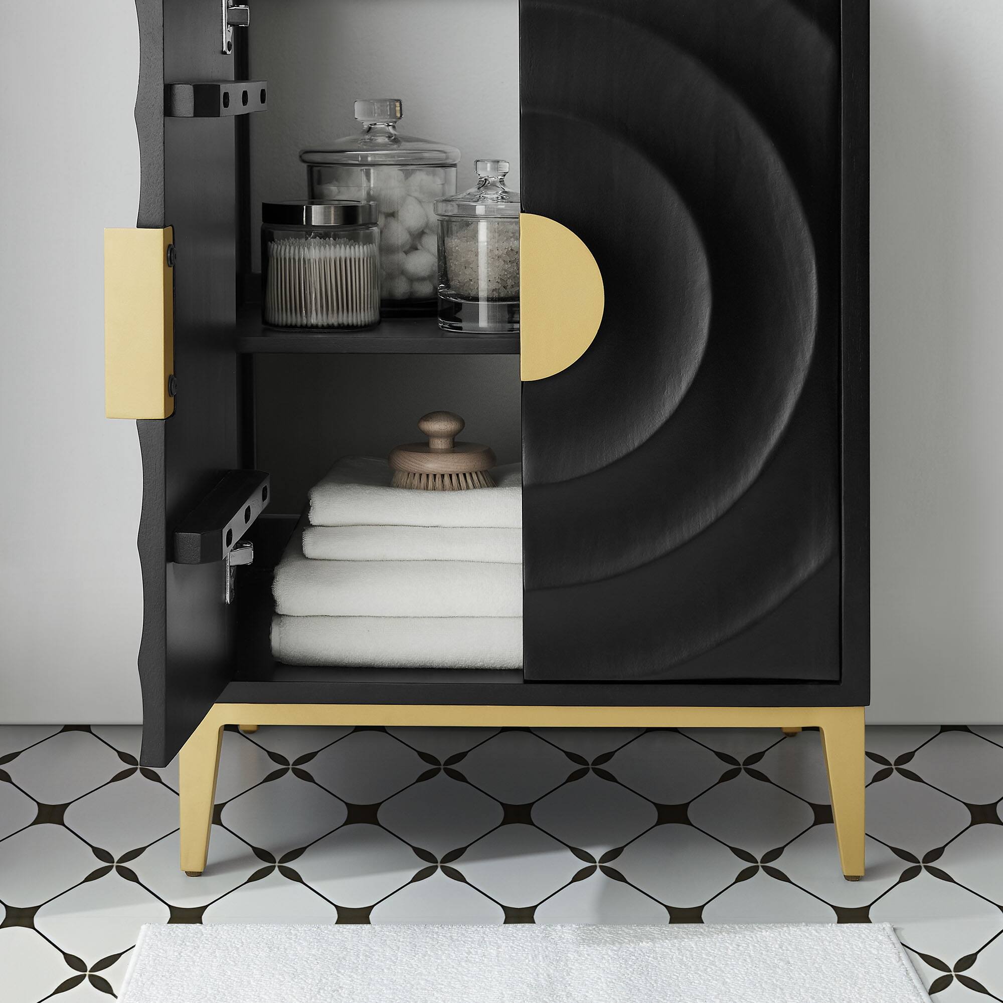 Alt View 1. Modway - Beau 24" Bathroom Vanity Cabinet by Modway - Black Black.