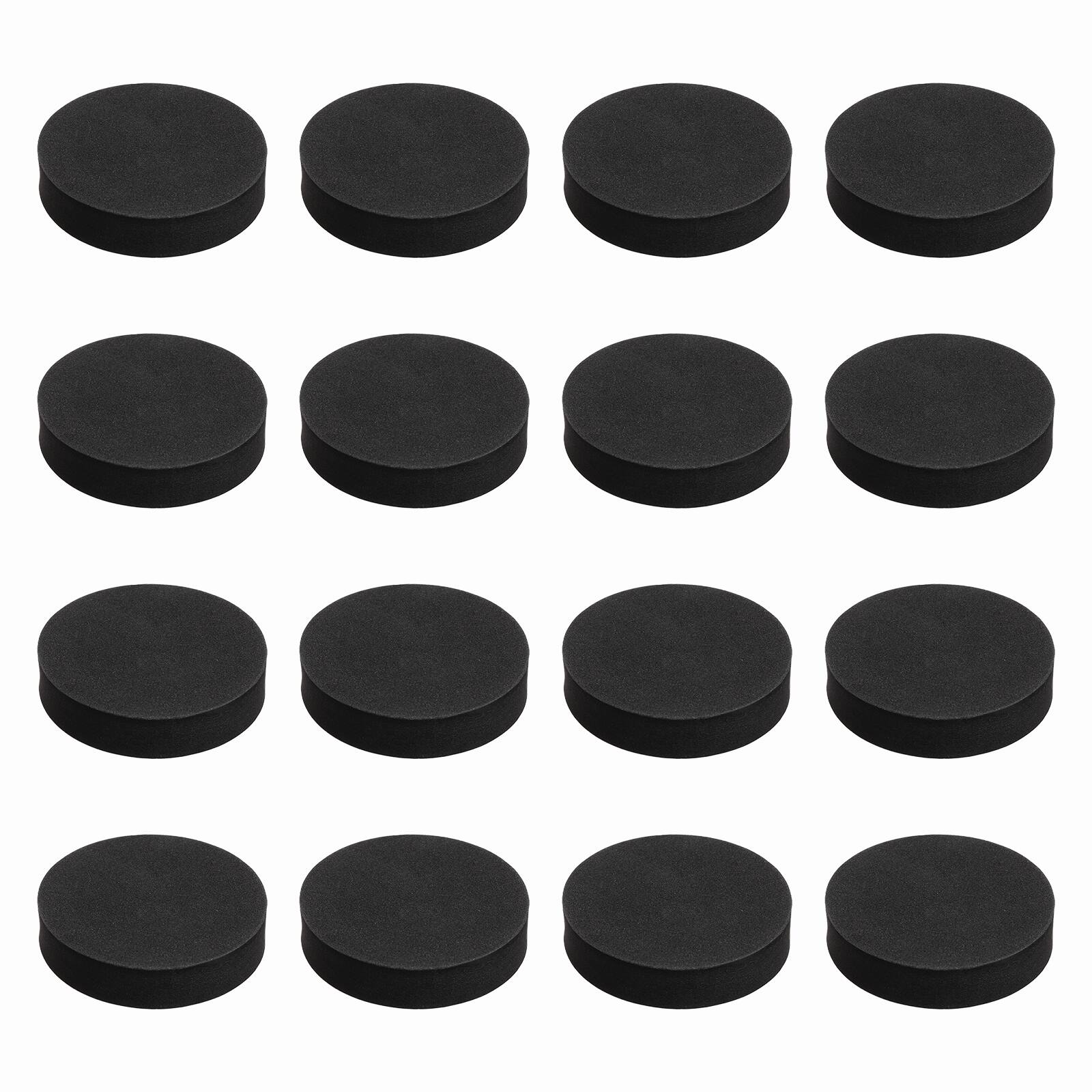 Unique Bargains - Single Sided Speaker Isolation Pads 70x16mm Round EVA Acoustic Foam Anti-Vibration Feet for Speaker Subwoofer, 16pcs - Black price history on PriceWatchPro