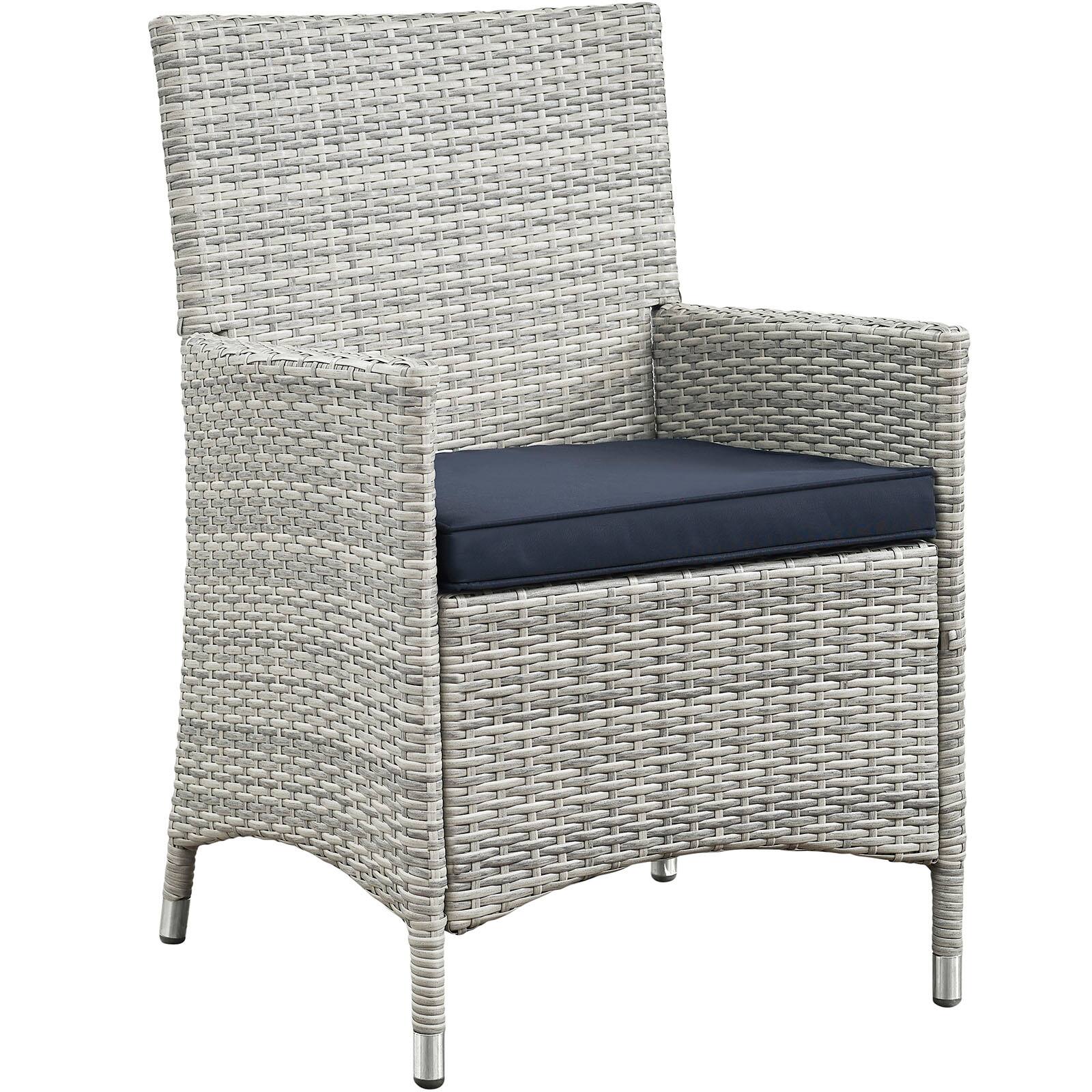 Bridge 4 Piece Outdoor Patio Patio Conversation Set by Modway Light ...