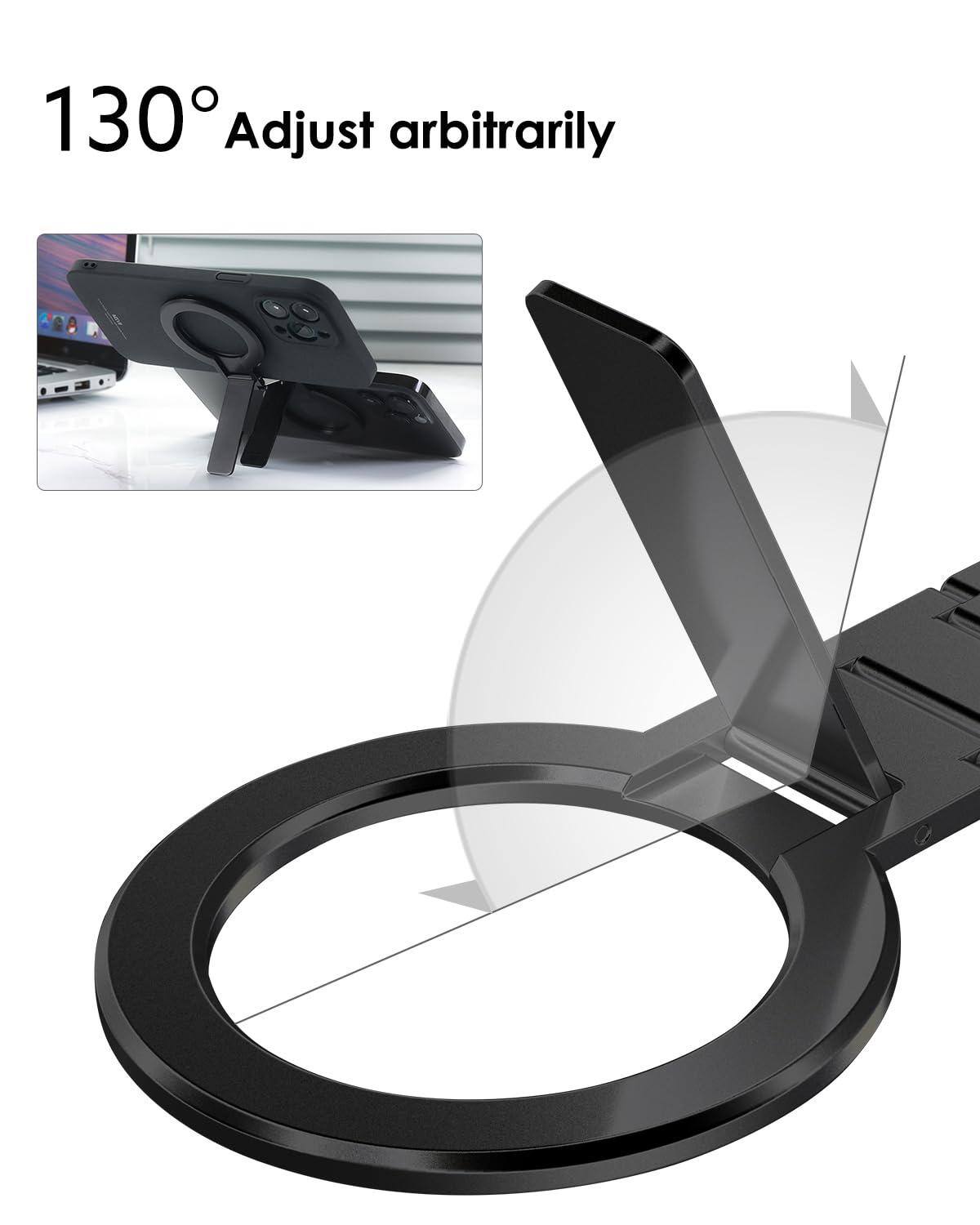 130° Adjust arbitrarily