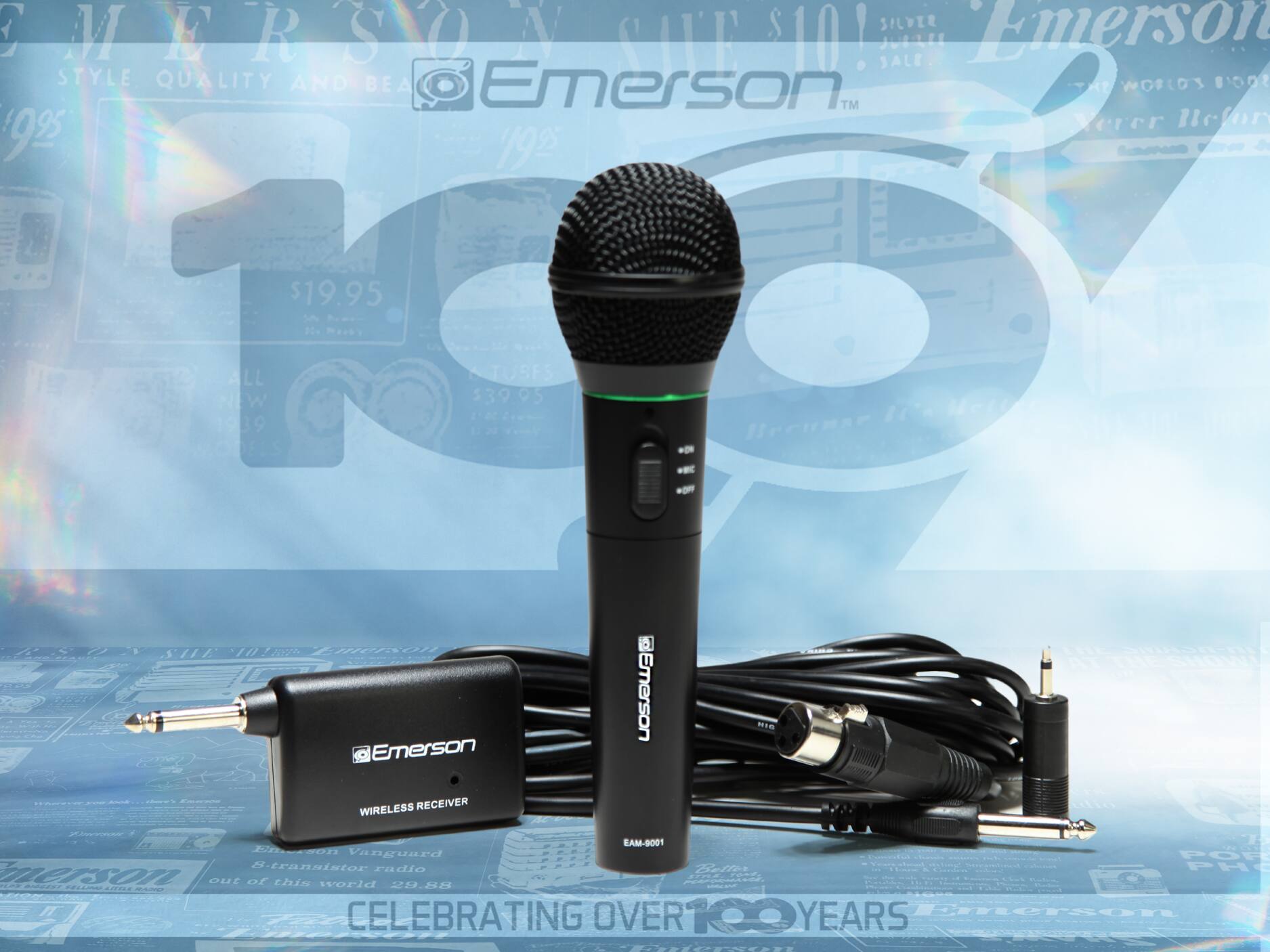 Emerson STYLE QUALITY AND BEA Emerson WORLDS BO THE TM Verer Belor 925 192 $19.95 3 20e ALL NEW 1939 CODEES TOSES $39 95 1o  SIE On Emerson  Emerson MI     SNEN - - - WIRELESS RECEIVER . REO n_ EAM-9001 T Em LOon won Vanguard POR S-transistor  radio Batie PH erson . TELADM OUr of tim world 28.88 J ...... - - CA  CELEBRATING OVER YEARS HrLorson Tuioguris