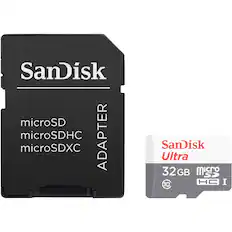 SanDisk microSD microSDHC microSDXC ADAPTER
SanDisk Ultra 32 GB microSDHC I/O 10