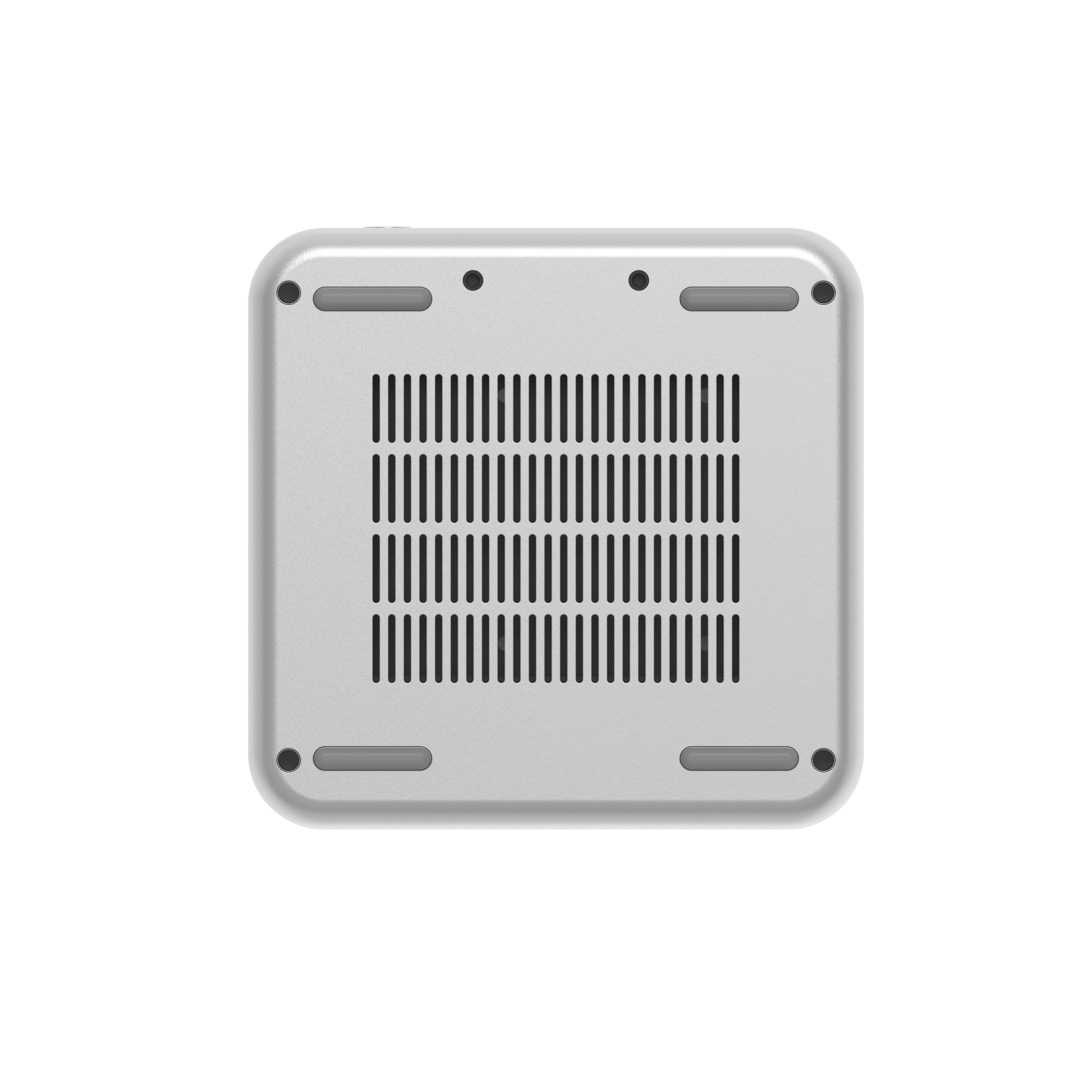 Alt View 2. Minisforum - MINISFORUM M2 Mini PC, Intel Core Ultra 7 356H, Barebone, Intel Graphics - Sliver.