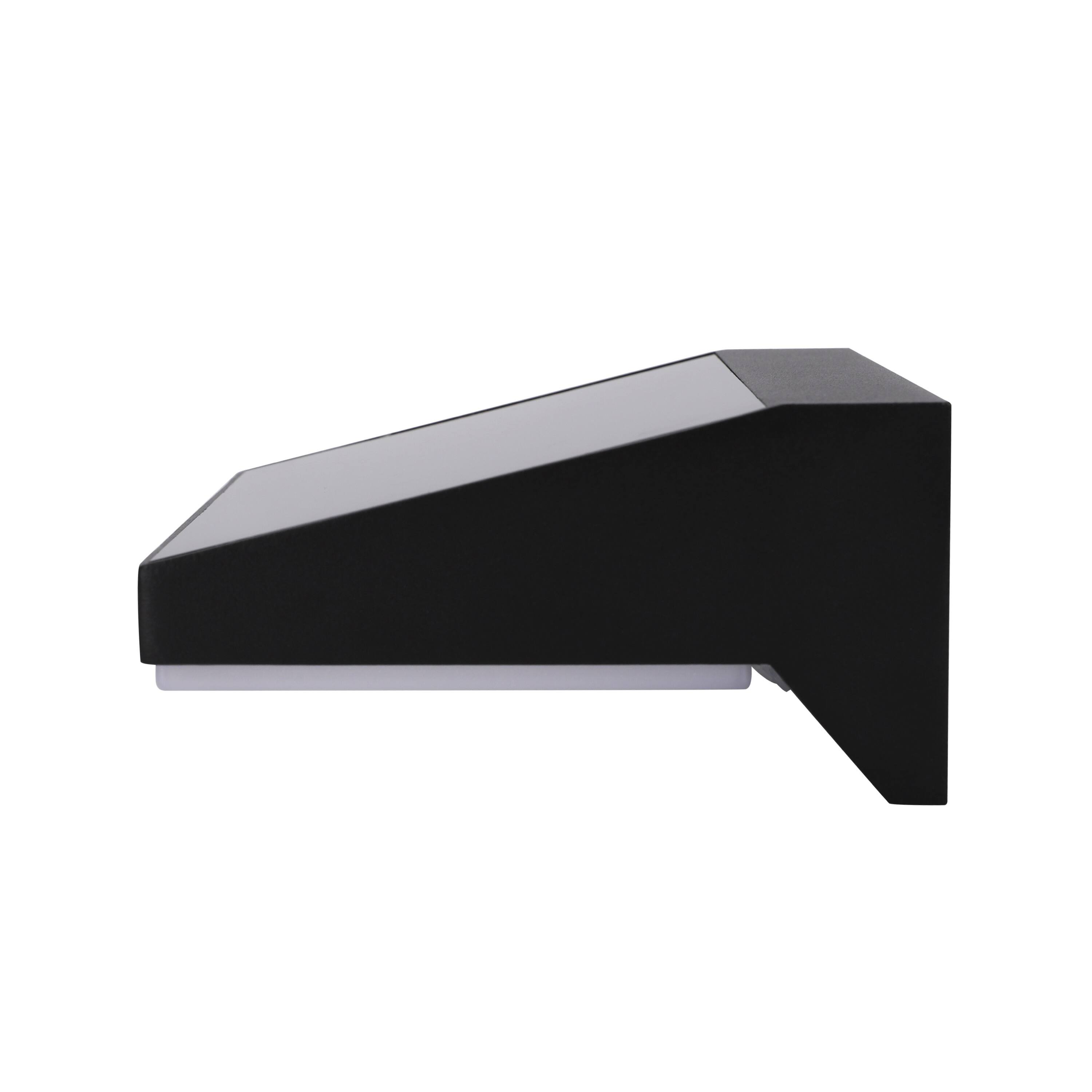 Alt View 5. Techko - Outdoor Solar Aluminum Wall and Fence Light with Motion Sensor.