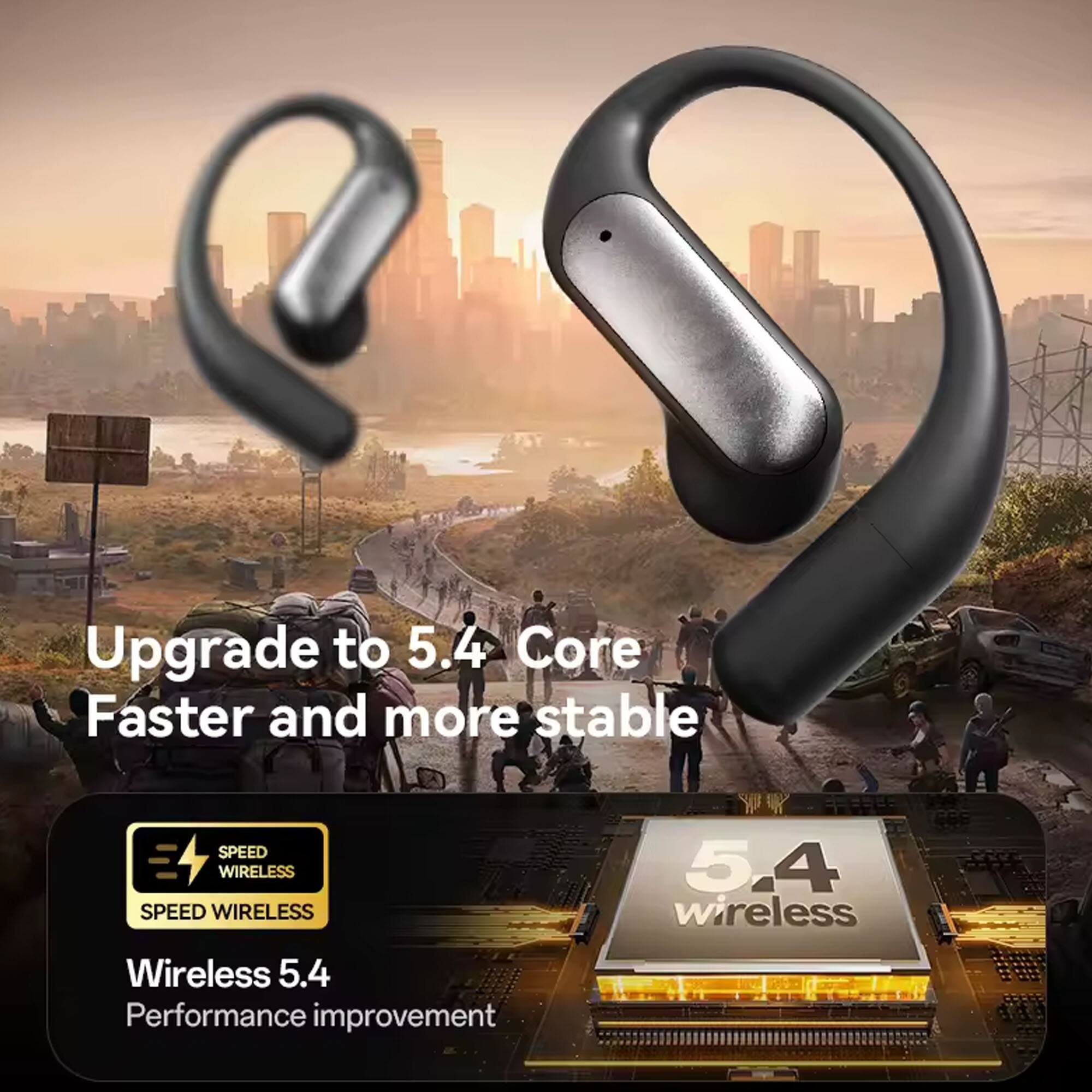 Upgrade to 5.4 Core  
Faster and more stable  

SPEED WIRELESS  
Wireless 5.4  
Performance improvement