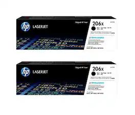 HP - 206X High Yield Toner Cartridges 2-Pack for LaserJet ProMFP M283fdw, M283cdw, M283fdn, M282nw, M255dw, M255nw