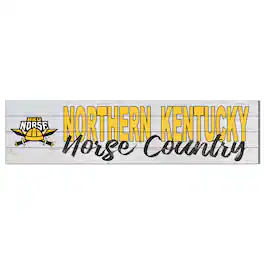 Jardine - Northern Kentucky University Norse 10" x 40" Logo Sign - White