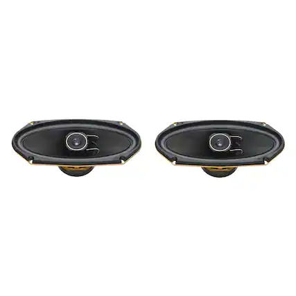 Front. Pioneer - Pioneer - 4 X 10 2-WAY SPEAKERS - Black.