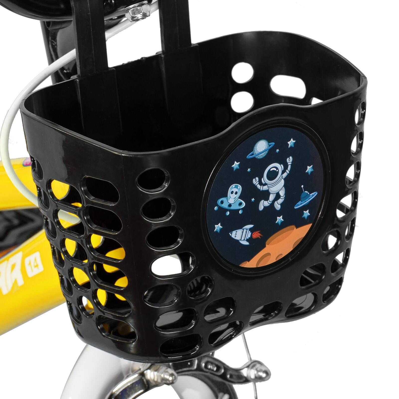 Alt View 5. JOYSTAR - JOYSTAR Pluto 20" Kids Bike with Light Up Training Wheels, Kids' Bicycle for Boy Girl Ages 7-13, Children Bikes, Orange - Orange.