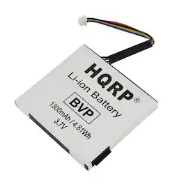 HQRP - Calculator Battery for Texas Instruments TI-84 Plus C Silver Edition 3.7L0800SP 541384530001-G1012 3.7 V 1300 mAh