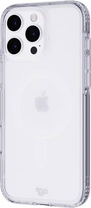 Front. Tech21 - Tech21 EvoClear MagSafe Case for iPhone 16 Pro Max - Clear - Clear.