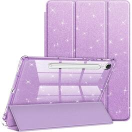 Kitcheniva - Slim Case For Samsung Galaxy Tab S9 FE And S10 FE 5G 10.9'' Clear Back Cover - Purple