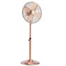 Loheer - 16-Inch High Velocity Pedestal Fan, 1450 CFM Industrial Standing Fan, 3-Speed Oscillating Metal Fan, Copper