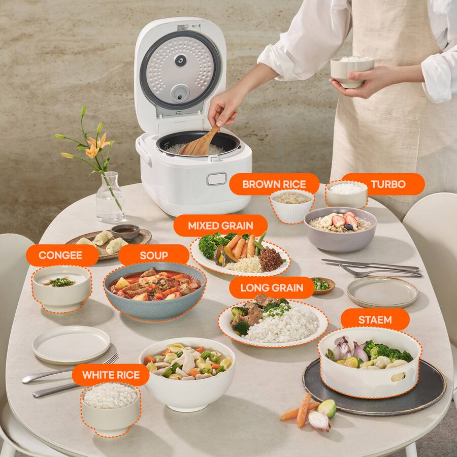 cuchen 5.5 Cup (6 Person) IH Induction Heating Rice Cooker for all ...