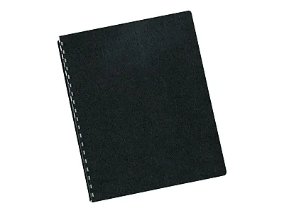 Front. Fellowes - Executive Presentation Covers, Oversize, 50/Pack - Black.