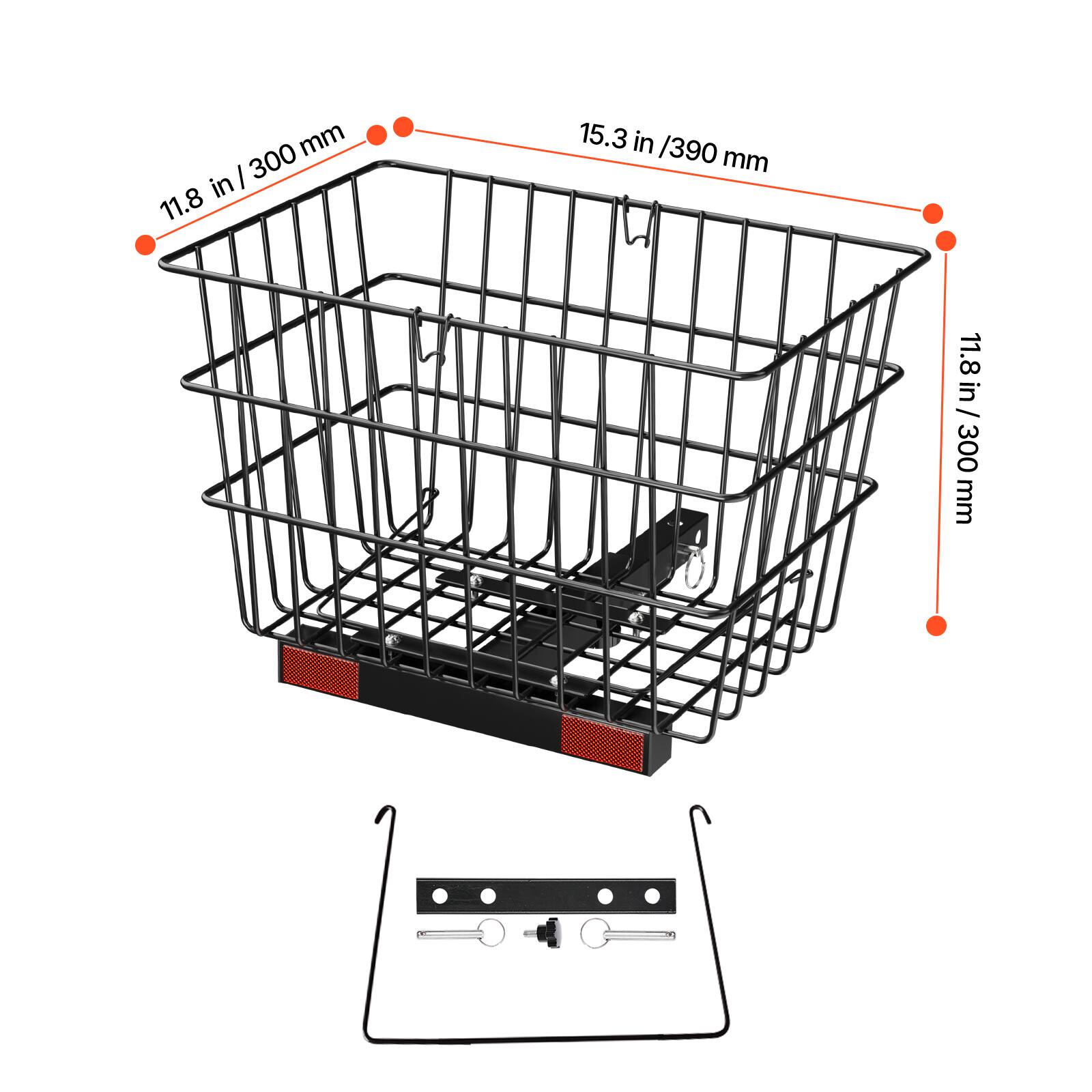 11.8 in / 300 mm  
15.3 in / 390 mm  
11.8 in / 300 mm