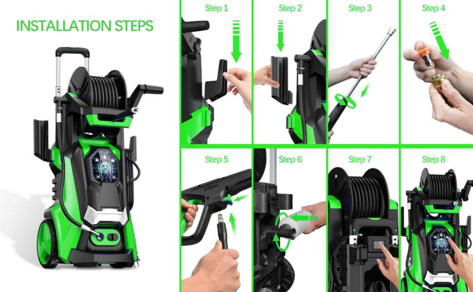 Sure, here are the installation steps grouped and corrected:

**Installation Steps**

1. **Step 1**: [Image of Step 1]
2. **Step 2**: [Image of Step 2]
3. **Step 3**: [Image of Step 3]
4. **Step 4**: [Image of Step 4]
5. **Step 5**: [Image of Step 5]
6. **Step 6**: [Image of Step 6]
7. **Step 7**: [Image of Step 7]
8. **Step 8**: [Image of Step 8]