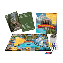 UT Brands - National Parks Pursuit Family Trivia Board Game | 2+ Players - Green