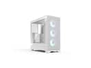 Front. Fractal Design - Fractal Design Pop 2 Air White RGB - Tempered Glass - Mesh Front Panel - 3x 120mm RGB Fans - Spacious ATX/mATX/ITX Case - White.