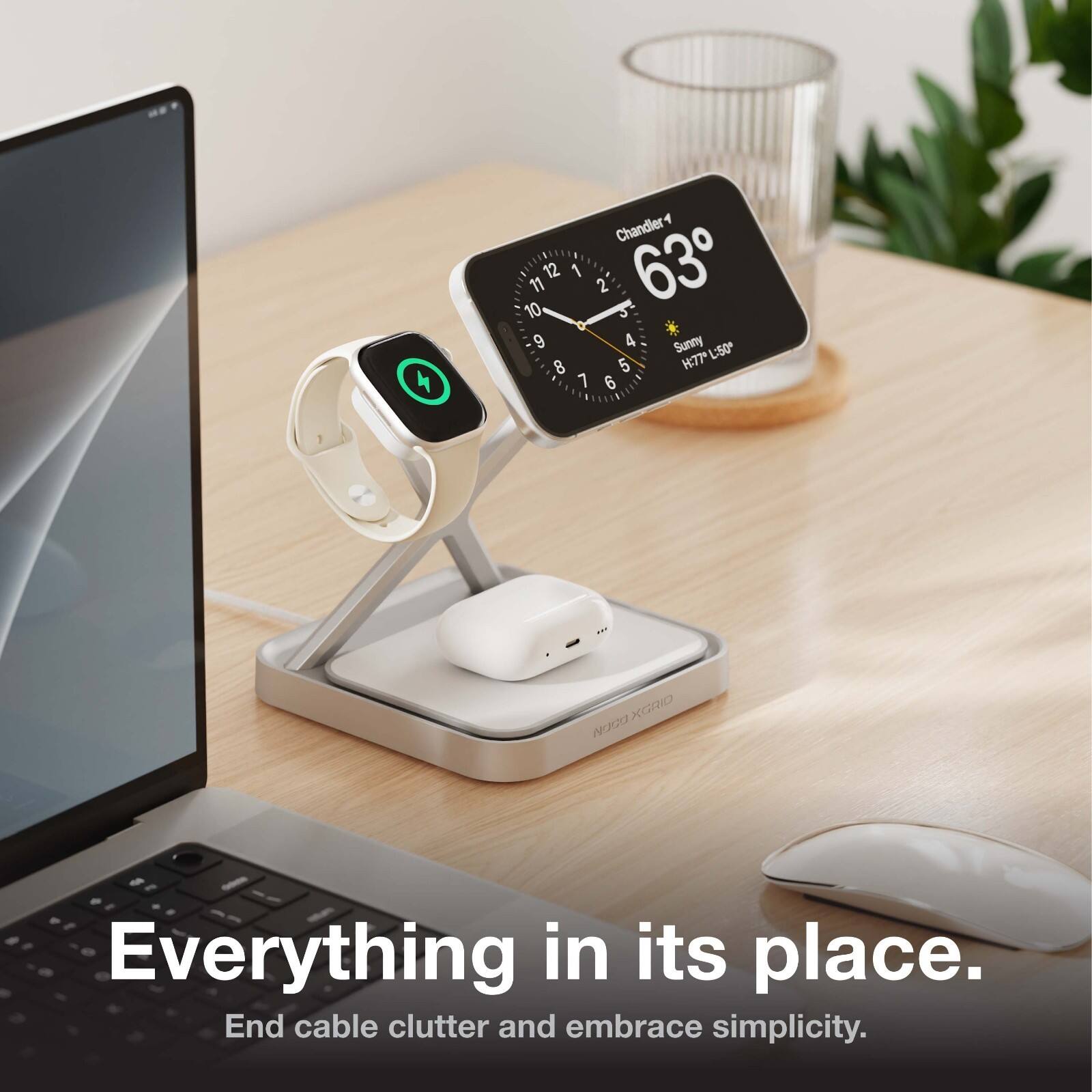 4 Chandler 11 12 1 2 63 10 9 4 Sunny H:77* L:50 8 5 7 6 XGRIO N20

Everything in its place. End cable clutter and embrace simplicity.
