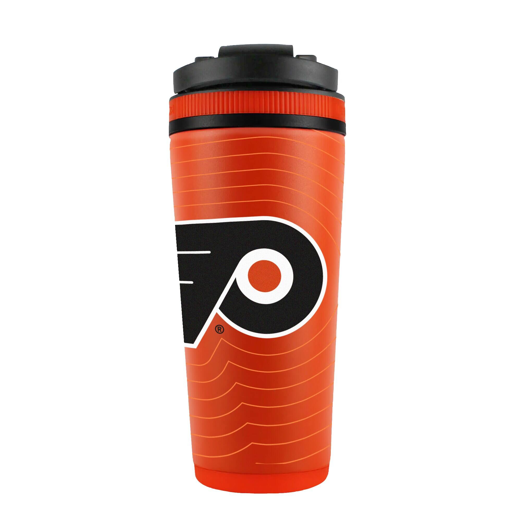 WinCraft - Philadelphia Flyers 26oz. 4D Stainless Steel Shaker Bottle - Multicolor - Thumbnail 2