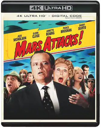 Front. Mars Attacks! - 4K Blu-Ray.