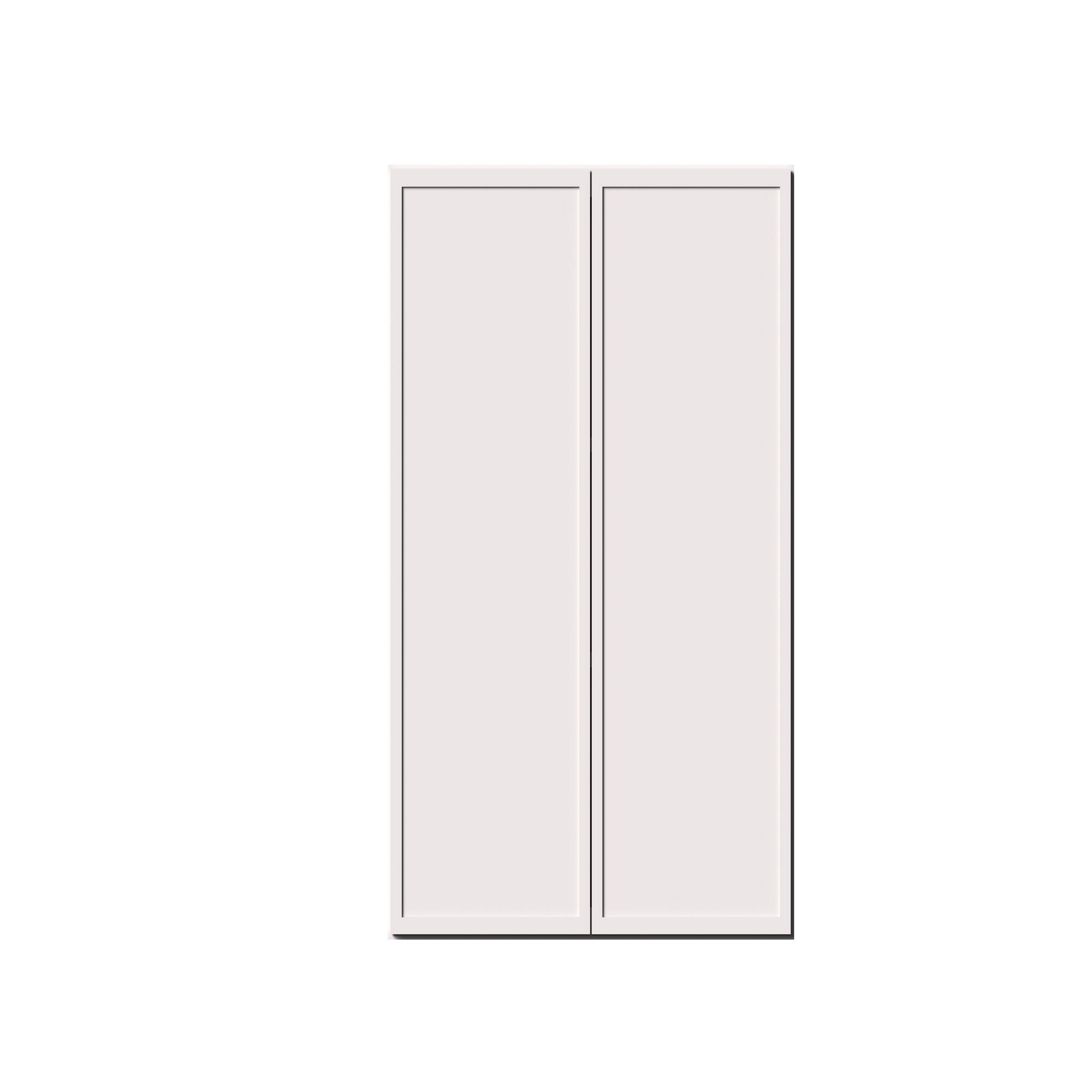 Alt View 1. Boyel Living - 30-in W x 36-in H x 12-in D Slim Shaker RTA Kitchen Wall Cabinet with Soft-Close - Snow White.