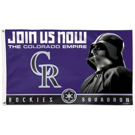 WinCraft - Colorado Rockies 3' x 5' Star Wars One-Sided Flag - Multicolor