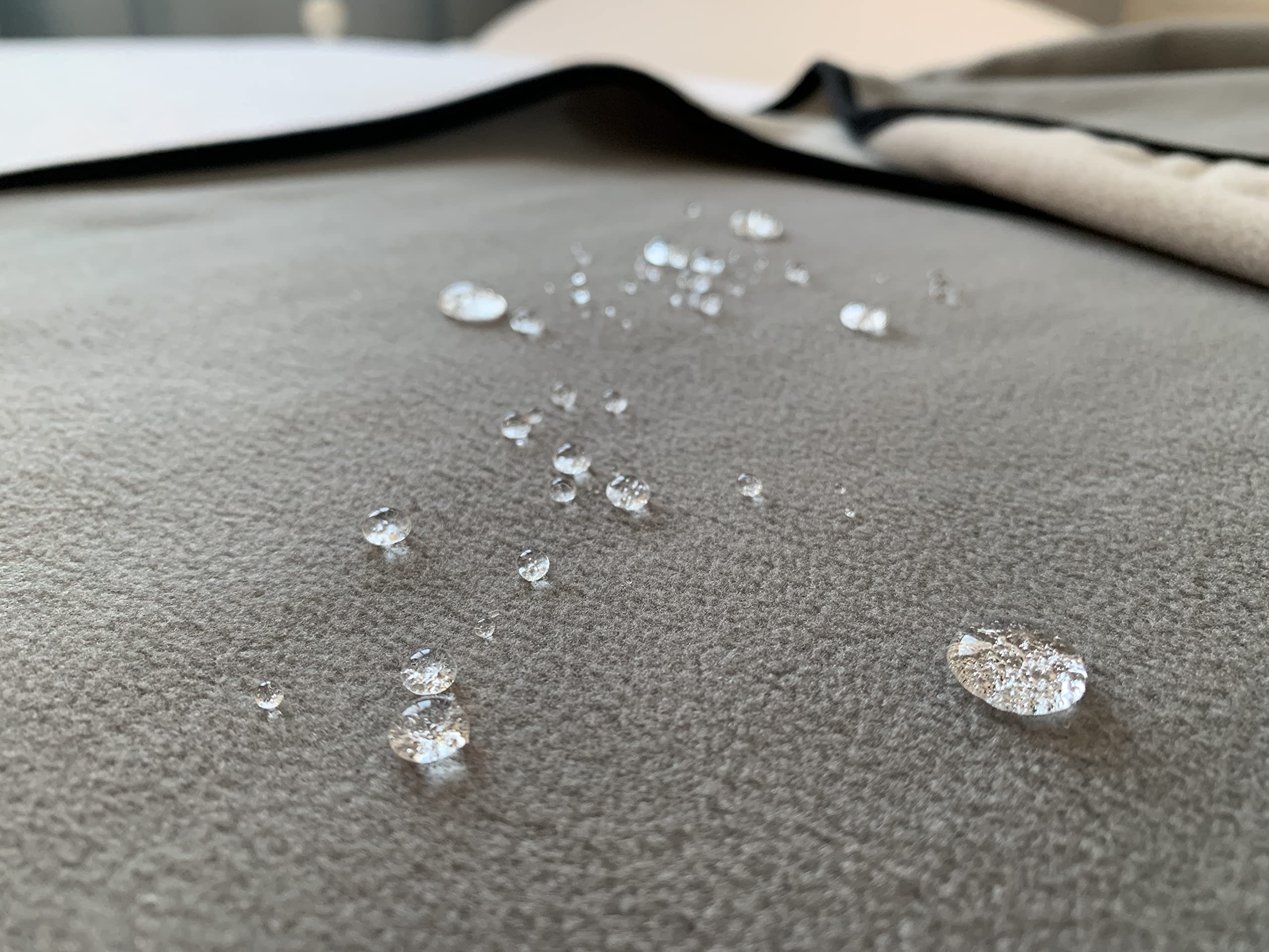 Alt View 5. NICHOLAS KLEIN - Waterproof Blanket Soft And Cozy Leakproof Throw Against Accidents Water Proof & Stain Resistant Easy To Cl... - Nasty Purple / Deep Black 80x90 inch.