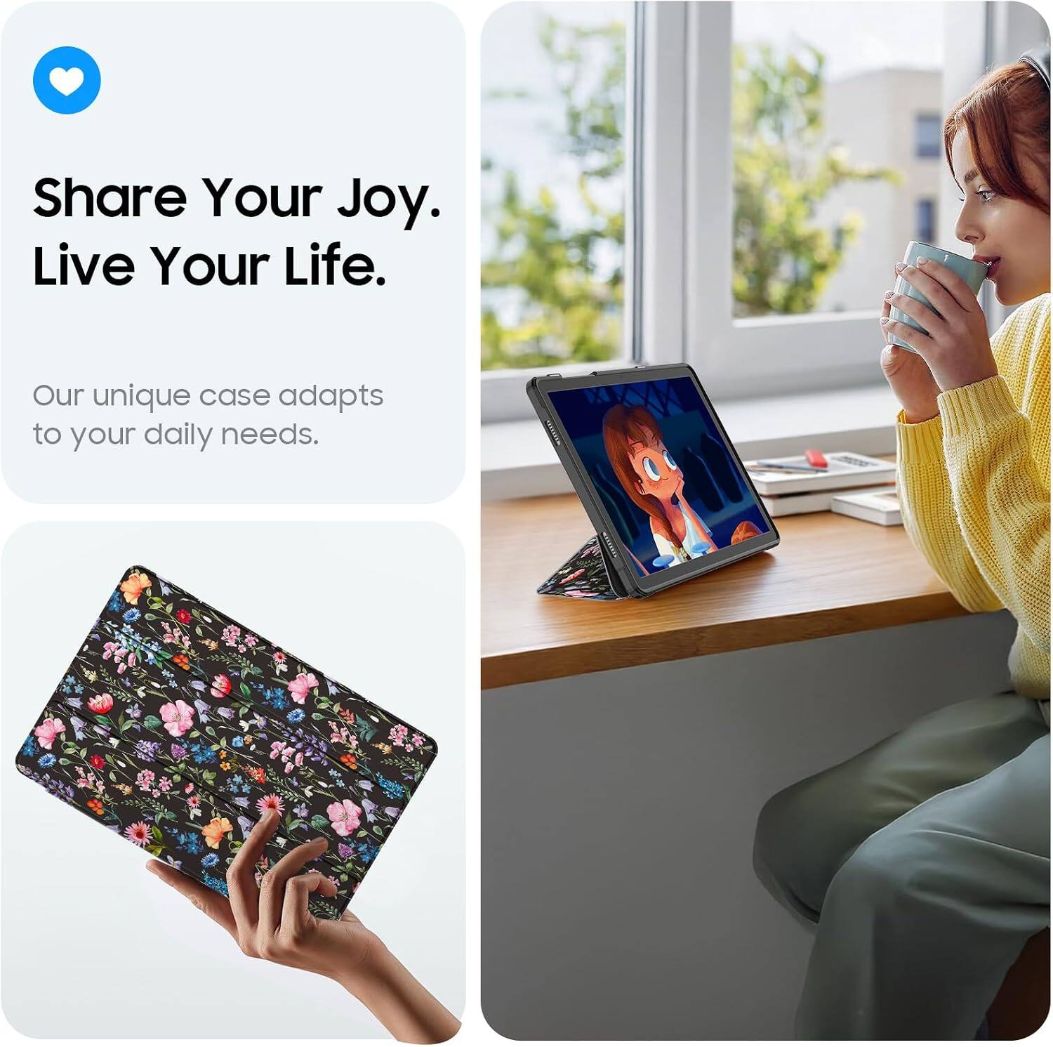 Share Your Joy. Live Your Life.

Our unique case adapts to your daily needs.