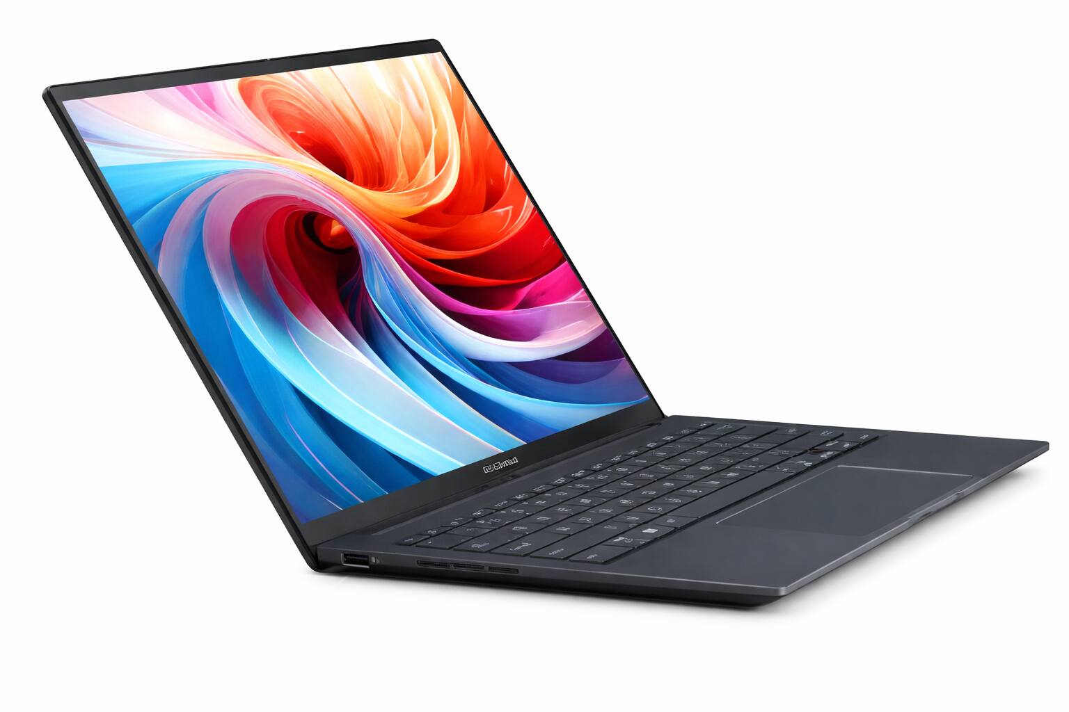 Alt View 10. ASUS - Zenbook 14 Laptop 14.0 WUXGA Display (Ultra 7-255H, 16GB, 1TB SSD, Intel Arc, Backlit KB, Win 11 Pro) w/USB Hub - Jasper Gray.