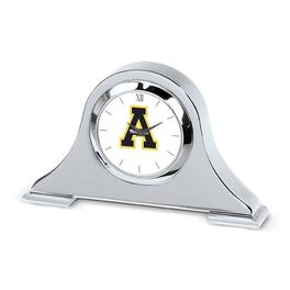 Jardine - Appalachian State Mountaineers Napoleon Desk Clock - Silver
