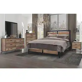 New Classic Furniture - Elk River Wood California King Bed - Brown
