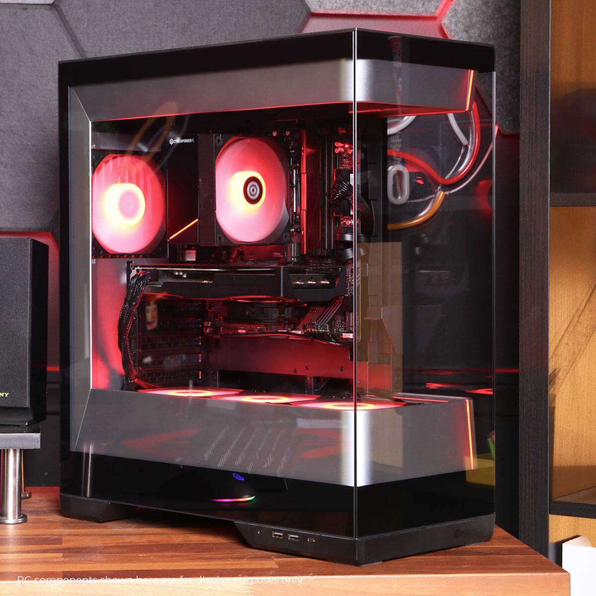 PC components shown here are for display purposes only.