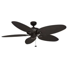 Honeywell - Duval 52-Inch Tropical Indoor Outdoor Ceiling Fan, Pull Chain - Bronze