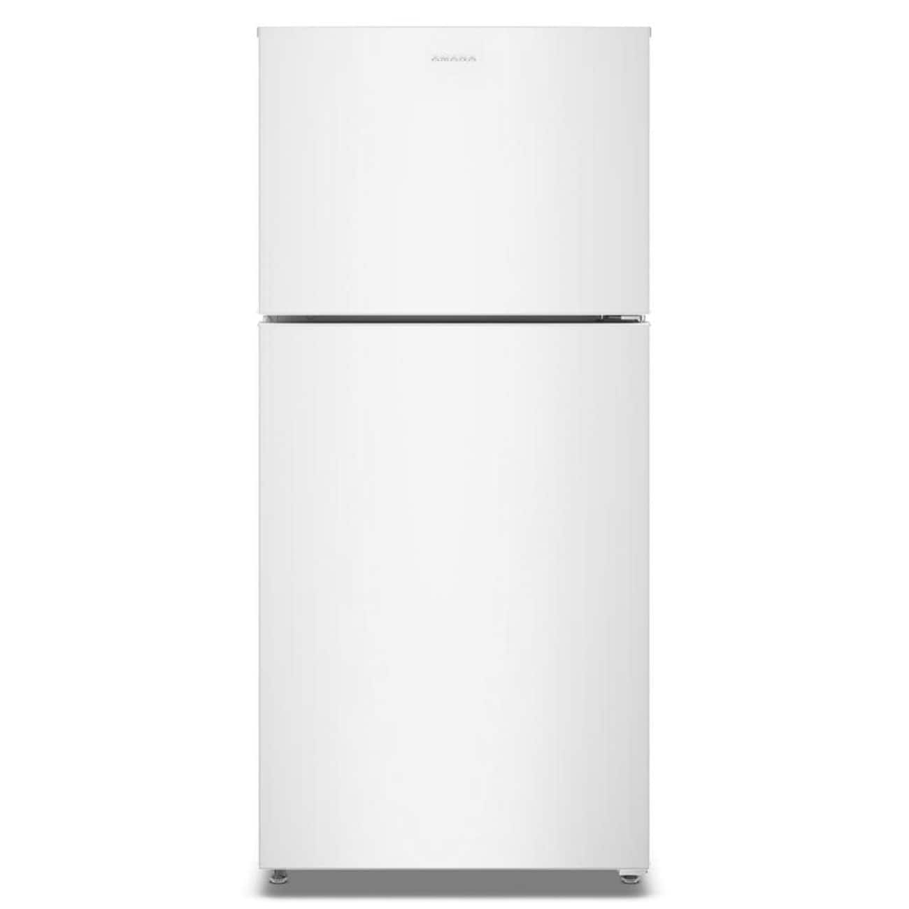 Amana - 30 in. Wide 19 cu. ft.Garage Ready Top-Freezer Refrigerator and - White