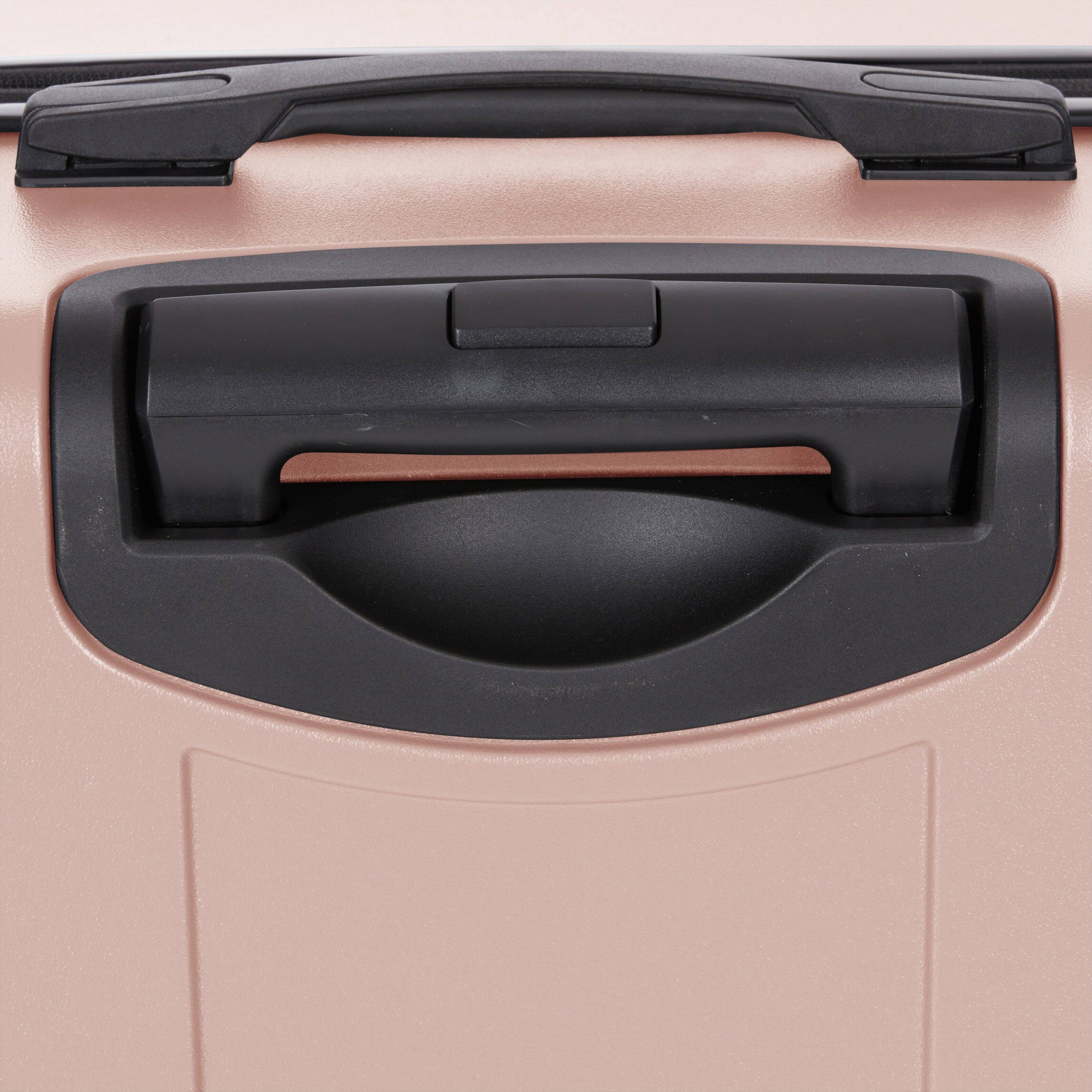 Alt View 1. Roberto Cavalli - 3 Piece Luggage Set with Expandable Hard Shell & 8 Spinner Wheels - PINK.