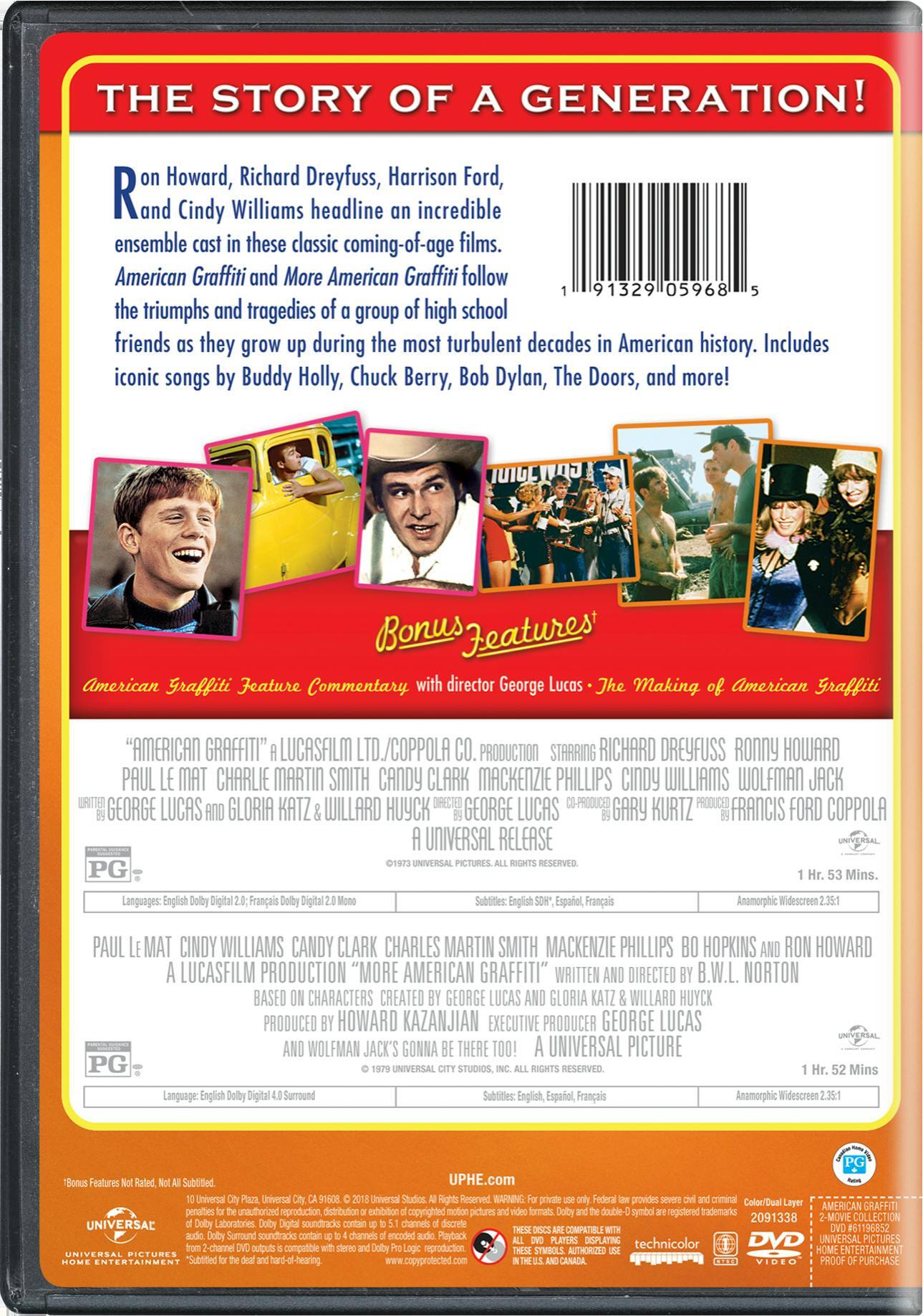 Angle. American Graffiti/More American Graffiti (DVD Double Feature) [DVD].