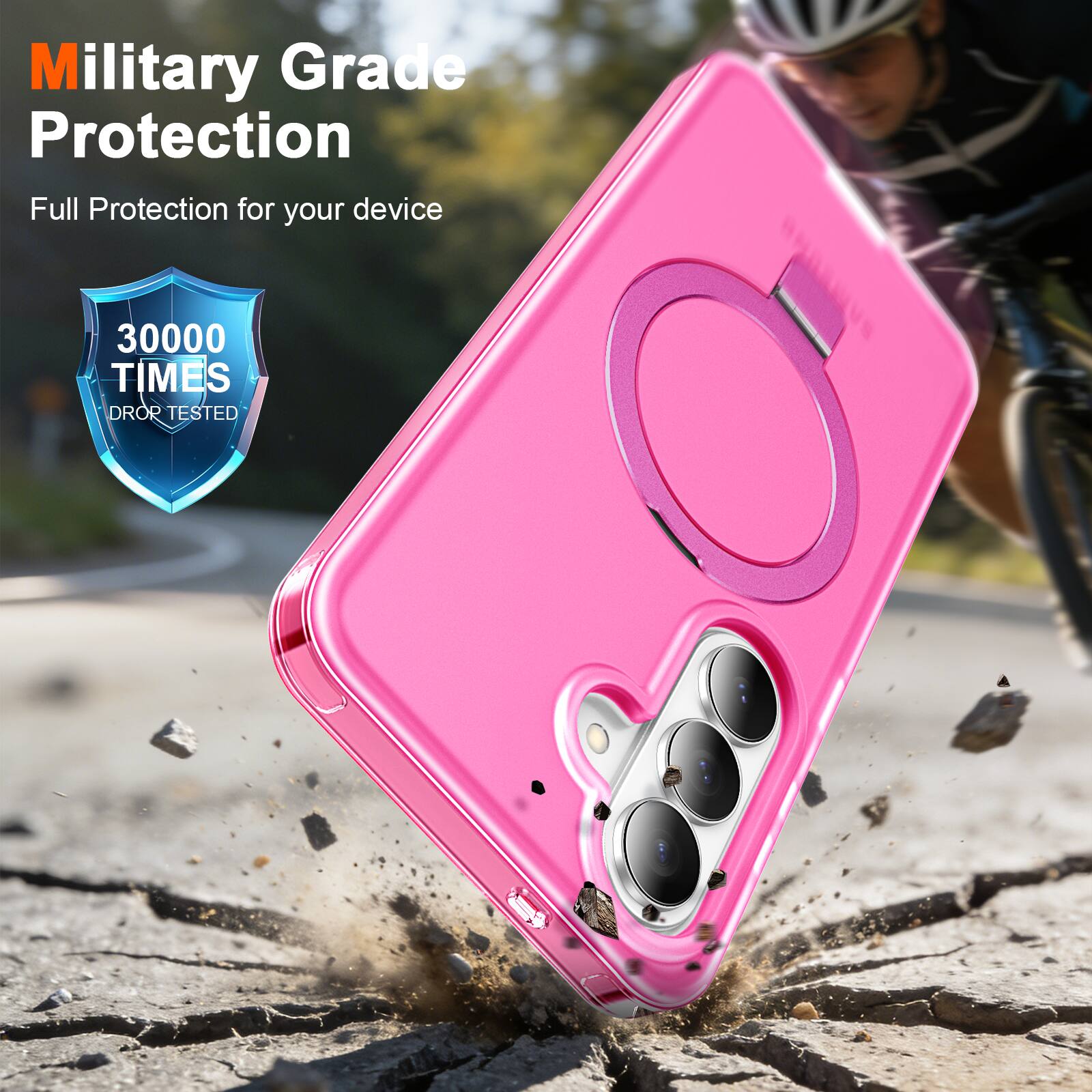 Military Grade Protection  
Full Protection for your device  
30000 TIMES DROP TESTED