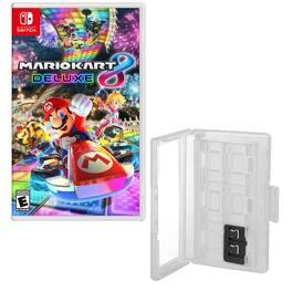 Hard Shell 12 Game Caddy, Mario Kart 8 Deluxe for Nintendo Switch - Nintendo Switch
