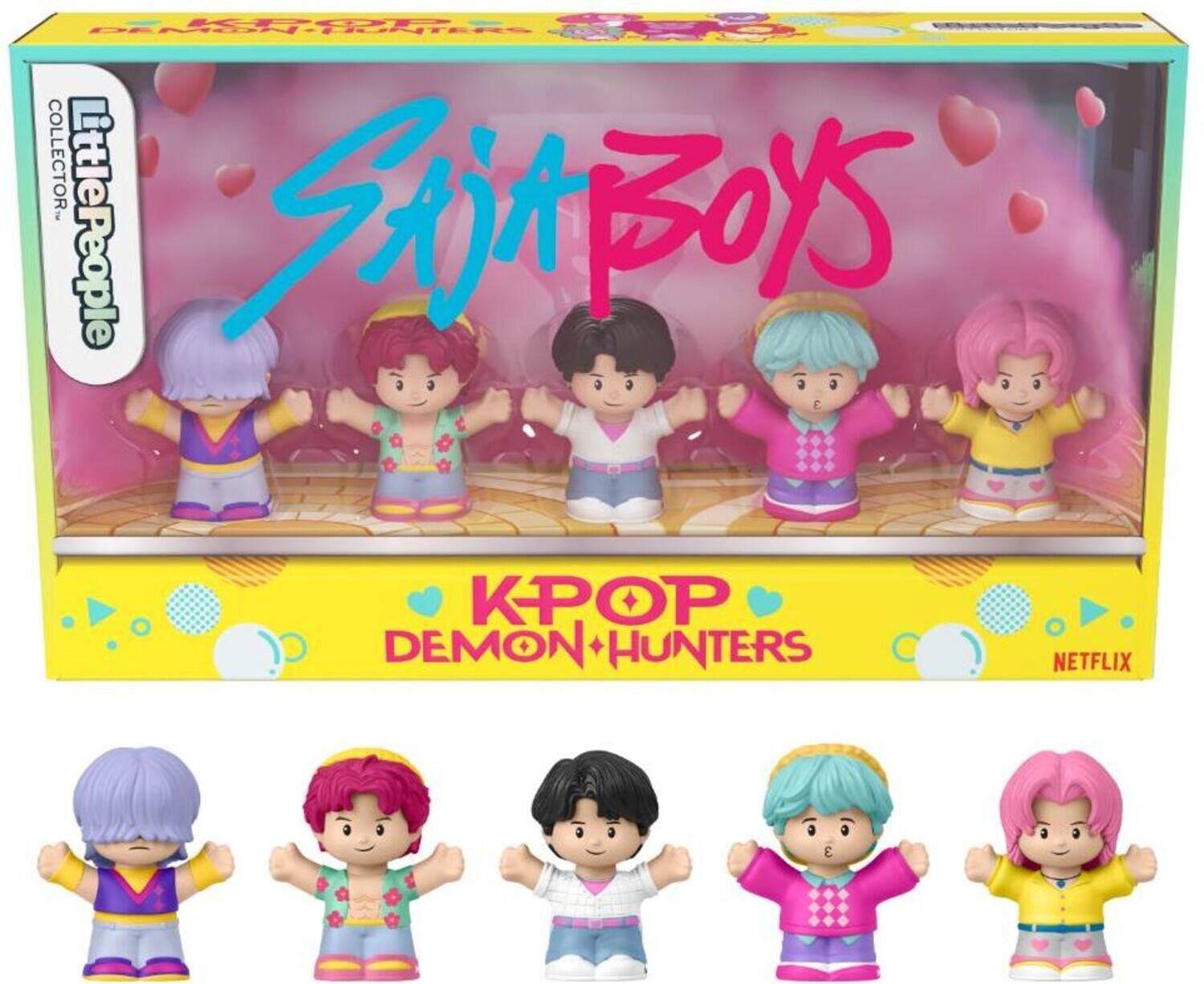 Little People Collector: Kpop Demon Hunter Saja Boys 5-Pack (KPDH) - COLLECTIBLES
