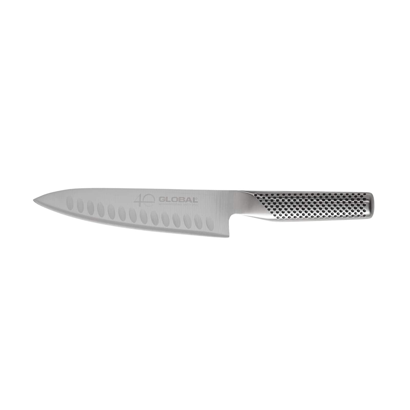 Global - 40th Anniversary 7-Inch Fluted Chef's Knife - Silver price history on PriceWatchPro