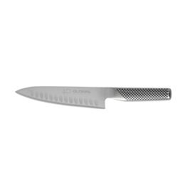 Global - 40th Anniversary 7-Inch Fluted Chef's Knife - Silver