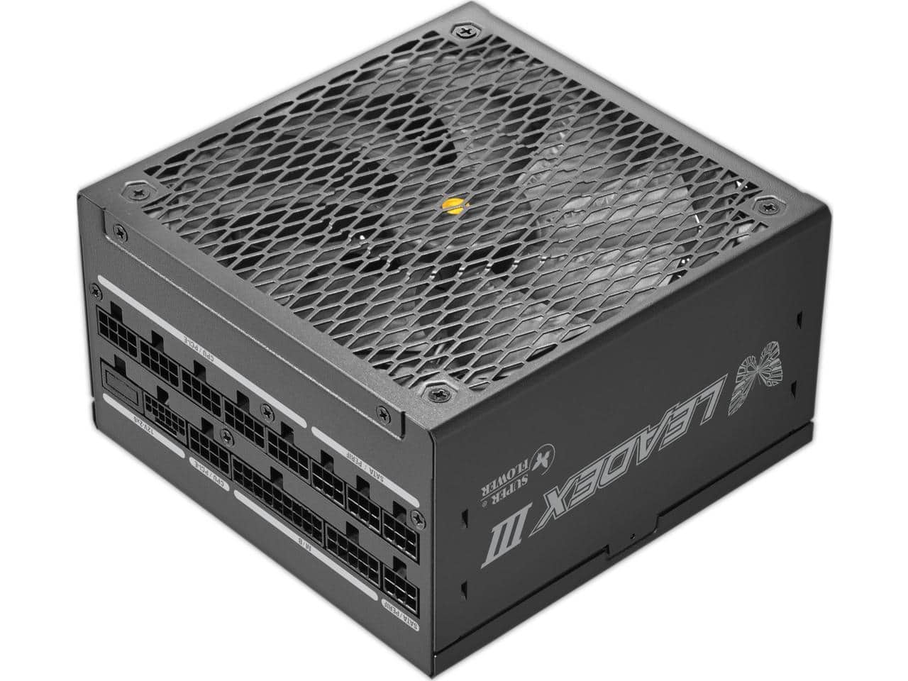 Super Flower - Leadex III ATX 3.1 1300W 80+ Gold, ECO Semi-Fanless Mode, Full Modular Power Supply - Black